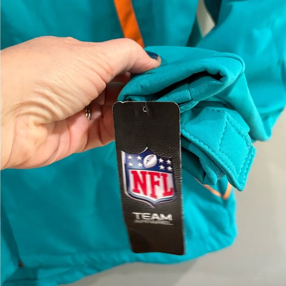 NWT!NFL G-III apparel Miami Dolphins jacket fully zips fleece lined #Football - Picture 2 of 11
